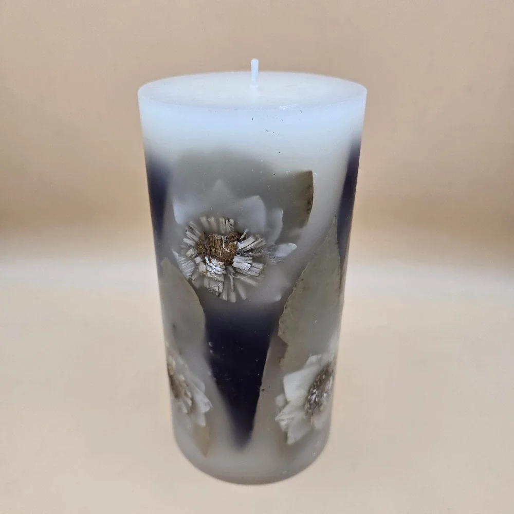 Pottery Barn Botanical Pillar Kosmic Kandles Star & Holland Taper Candle Lot 4pc